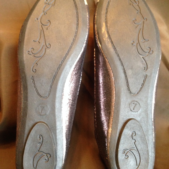 Tory Klein Charcoal Ballet Flats - Picture 2 of 2